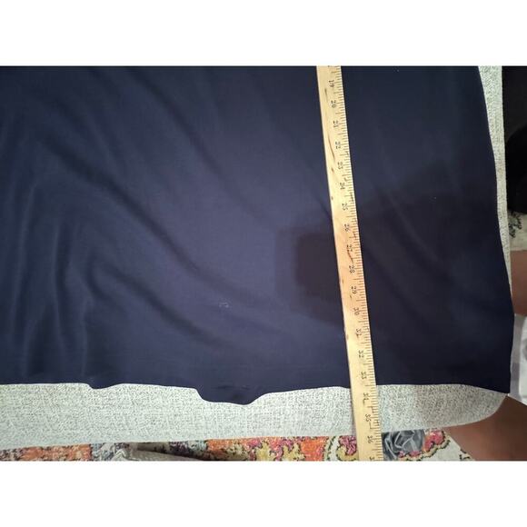 Lands' End Men's Super T Cotton Mock Turtleneck Blue Long Sleeve Shirt 3XL/T - Picture 6 of 9